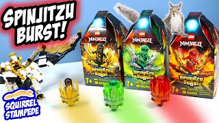 LEGO Ninjago Spinjitzu Burst \u0026 Wu's Battle Dragon Speed Build Review