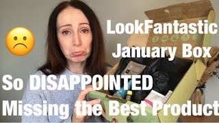 UNBOXING LookFantastic JANUARY Beauty Box 2025! MISSING PRODUCT.