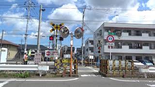 【踏切と電車】JR水戸線　第二旭町踏切