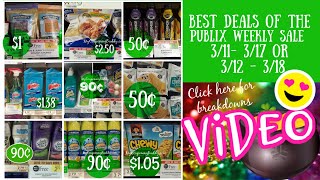 Sneak Peek: Publix Weekly Sale Best Deals 3/11- 3/17 or 3/12 – 3/18