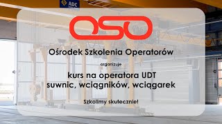 Operator Suwnic, wciągników i wciągarek– kurs na uprawnienia UDT