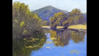 Learn To Paint TV E79 "The Oxley River" Water Mixable Oil Paint