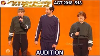 Box of Clowns Comedian Trio America's Got Talent 2018 Audition AGT