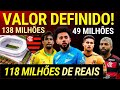 ZENIT DEFINE VALOR! PAQUETÁ E CLAUDINHO NO FLAMENGO!PREÇO DO TERRENO DO GASÔMETRO DEFINIDO!