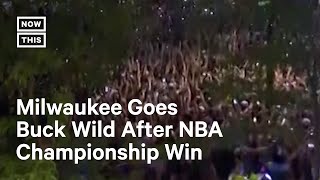 Milwaukee Celebrates Bucks’ NBA Title Win