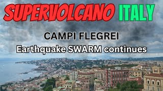 Intense earthquake swarm in progress in Italy's Phlegrean Fields Volcano #italy