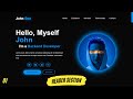 Complete Responsive Portfolio Website using HTML CSS and JavaScript | Building Header Section