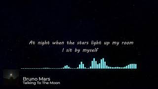 Bruno Mars - Talking To The Moon (Lyrics Video)