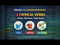 Clean vs Remove in Coding Interviews 💻🗣️ English for Developers (Speak Clearly & Avoid Mistakes)