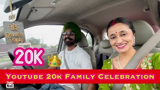 20k YouTube Family Celebration 🧿| Devi Talab Mandir Jal | Visited Guruduara Sahib | #20k #youtube