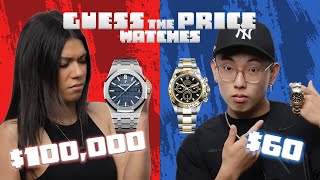 10 Strangers Guess The Price Of Luxury/Fashion Watches | Guess The Price EP.1