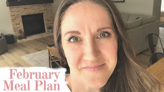 February Meal Plan//With Recipes!!!