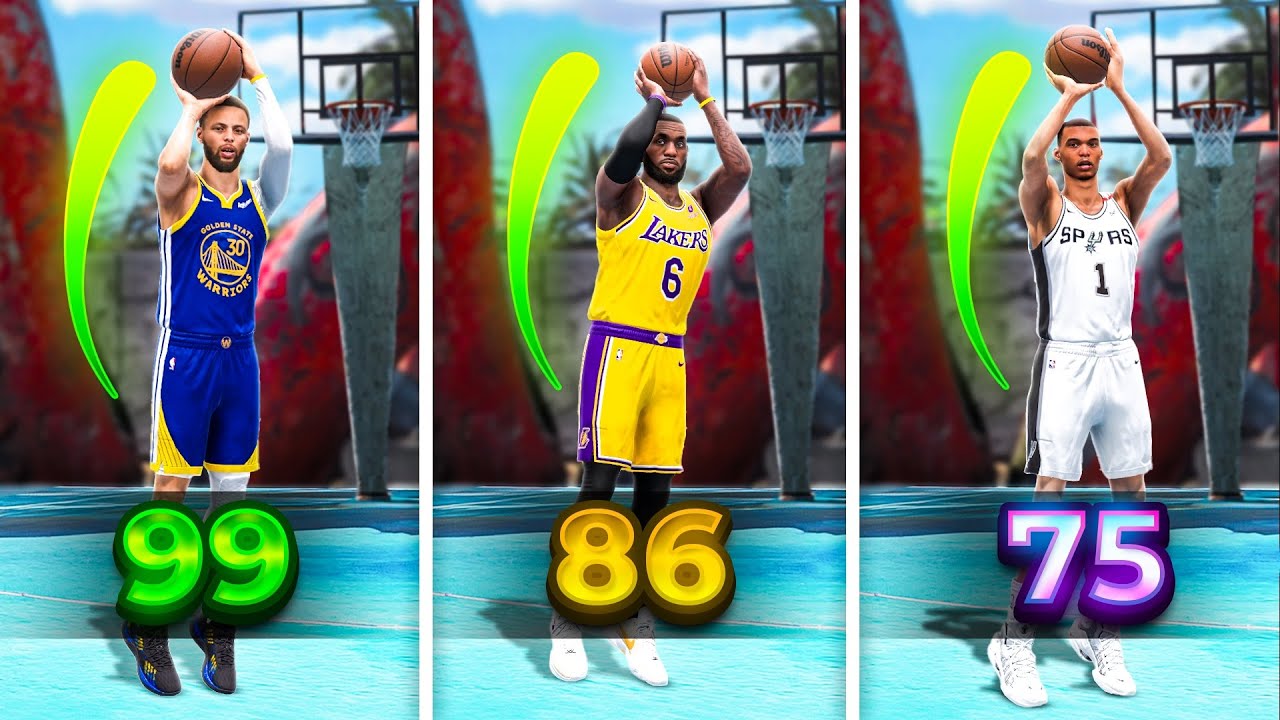 BEST JUMPSHOTS For ALL BUILDS And 3 POINT RATINGS In NBA 2K24 - BIGGEST ...