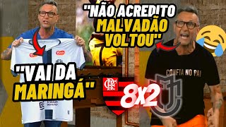 VAMOS RIR! NETO TORCE CONTRA o FLA e SE DA MAL! Flamengo 8x2 Maringá | Flamengo Hoje AO VIVO