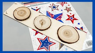 Americana Decor DIY || 1 Quick & Easy Craft || Dollar Tree DIY