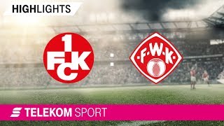 1. FC Kaiserslautern - FC Würzburger Kickers | Spieltag 18, 18/19 | Telekom Sport