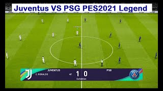 Juventus VS Paris Saint - Germain PES2021 PS4 Legend Gameplay