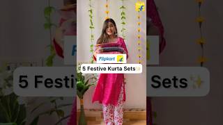 Flipkart Festive Kurta Sets✨🪷 #shorts #festivewear #kurtaset #flipkart #youtubeshorts