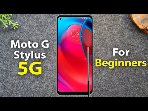 Moto G Stylus 5G para principiantes (Aprenda los conceptos básicos en minutos) Motorola Moto G Stylus 5G 2021