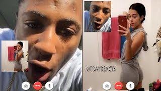 NBA YOUNGBOY EXPOSES MALU TREVEJO ON FACETIME "SHES NOT A REAL GIRL" 😡😷 | REACTION