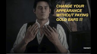 How To Change Character Appearance WITHOUT Gold Bars. Red Dead Redemption 2 Online