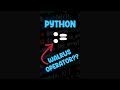 WALRUS OPERATOR In Python?? #python #coding #programming