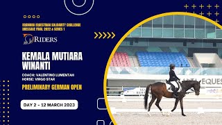 DAY 2 - Preliminary German Open - Kemala Mutiara Winanti - Virgo Star