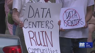 Holyoke residents protest proposed data center project