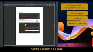 WEBCON BPS: Adding a custom help page