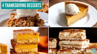 Need Some VEGAN THANKSGIVING DESSERTS? I've Got 4 for You.