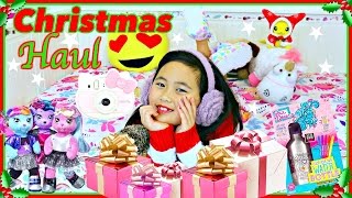 Christmas Morning 2016 Opening Presents Surprise Toys for Kids - Christmas Haul
