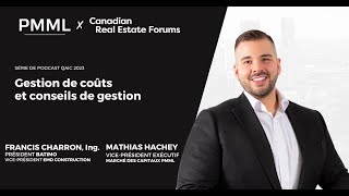 Gestion de coûts et conseils de gestion - QAIC 2023 - Mathias Hachey \u0026 Francis Charron