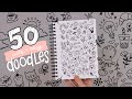 50 Cute Doodle Ideas for When You're Bored at School | Easy Beginner Doodles