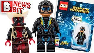 Exclusive LEGO SDCC 2018 DC Comics BLACK LIGHTNING Minifigure is GREAT! | BV NEWS BIT