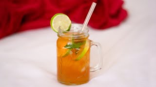 PERFECT ICED TEA: How To  Make Lemon Mint  Brew Iced Tea