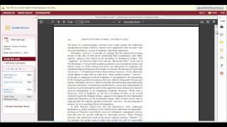 Literary Reference Center: Basic Search