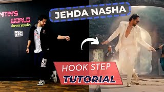 Jehda Nasha Hookstep Tutorial ✨💯🔥 #nitinsworld #nitinbassi #tutorial #dance #jehdanasha ✨😍