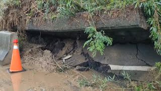 連日大雨 苗栗造橋平興村出現走山｜20220610 公視中晝新聞