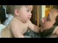 baby funny cute and dad || baby play with dad || baby cute videos