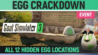 Goat Simulator 3 - Event - Egg Crackdown - All 12 Hidden Egg Locations - Easter Update