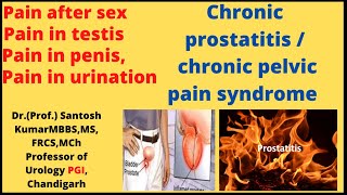 chronic prostatitis, pain after sex, प्रोस्टेटाइटिस के लक्षण और कारण | Dr.(Prof)Santosh Kumar PGI