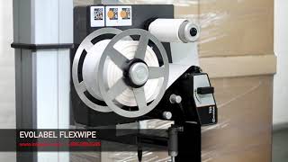 EvoLabel Pallet Applicator, FlexWipe from InkJet, Inc.