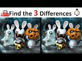 Find the 3 Differences | #Checkitowl 023 | Eye & Brain Game | #PhotoHunt (2024) | #Rabbids