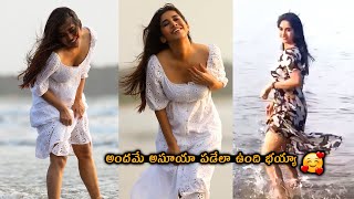 Nabha Natesh Enjoying at Beach |Nabha Natesh Latest Video | Ismart Shankar Movie Heroine | Wall Post