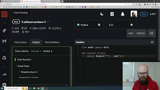 CodeWars: 5 without numbers