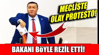 Mecliste Olay Protesto! Tarım Bakanını Böyle Rezil Etti!