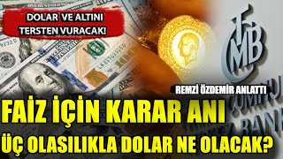 #CANLI Merkez Bankası Faiz Kararını Verdi | 3 Olasılıkla #Dolar Ne Olacak | Remzi Özdemir #altın