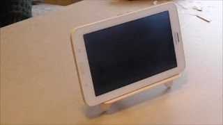 How To Make A Phone/Tablet Stand Out Of Popsickle Sticks