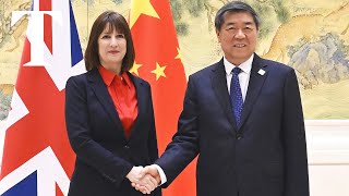 LIVE: Rachel Reeves statement on China visit amid economic crisis