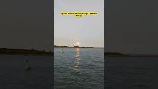 SpaceX booster returning to Cape Canaveral 1/31/22